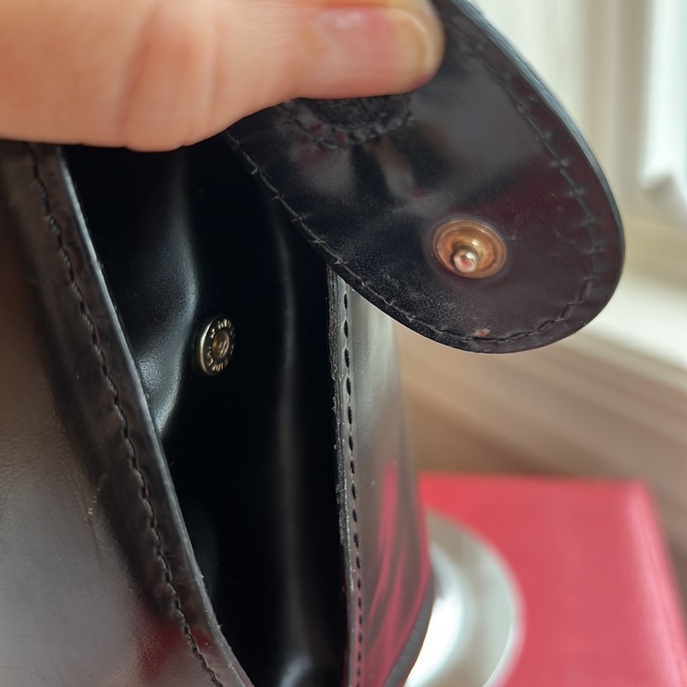 Bally vintage, black leather bag with gold BB logo - Picture 17 of 17